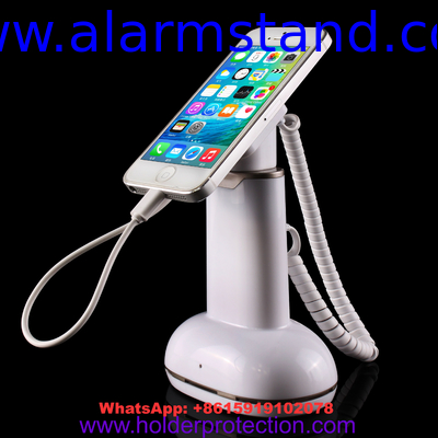 COMER anti-shoplift alarm devices cell phone clip security retail alarm stands with cable lock