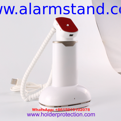 COMER anti-shoplift alarm devices cell phone clip security retail alarm stands with cable lock