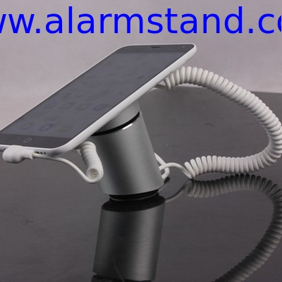 COMER secured display stands for gsm mobile phone desk display anti-theft alarm sensor and charger cord