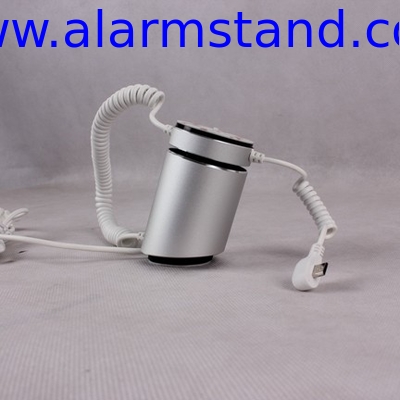 COMER secured display stands for gsm mobile phone desk display anti-theft alarm sensor and charger cord