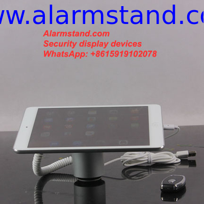 COMER Hot sales anti-theft alarm mobile phone display security stand with alarm sensor cord