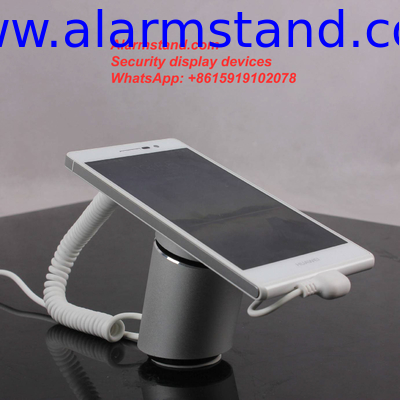 COMER alarm support for mobile phone anti theft stand alone mobile phone security display holder with loud alarm