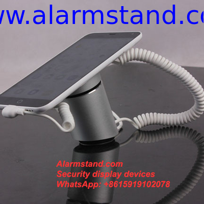 COMER alarm support for mobile phone anti theft stand alone mobile phone security display holder with loud alarm