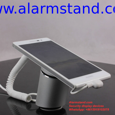 COMER High Security Mobile Phone Anti Theft Alarm Display Stands with alarm sensor and charging cord