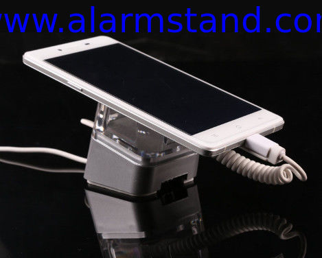 COMER new acrylic display security charger display anti theft  devices solutions for  cellphone