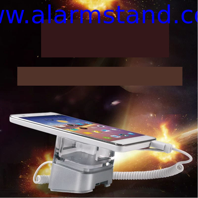 COMER anti-theft cable locking security alarm stand for mobile phone display