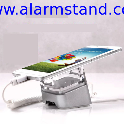 COMER anti-theft cable locking devices for mobile phone security display charging acrlic holders