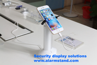COMER anti-theft alarm sensor cord counter stand for smartphone display system