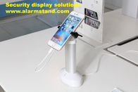 COMER anti-theft locking devices mobile phone alarm display stand with high security gripper locking