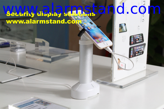 COMER anti-theft alarm for android mobile phone display stand with charging function