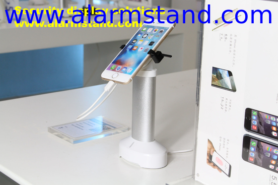 COMER antitheft devices alarm sensro cord for mobile phone alarm gripper charging stand holder