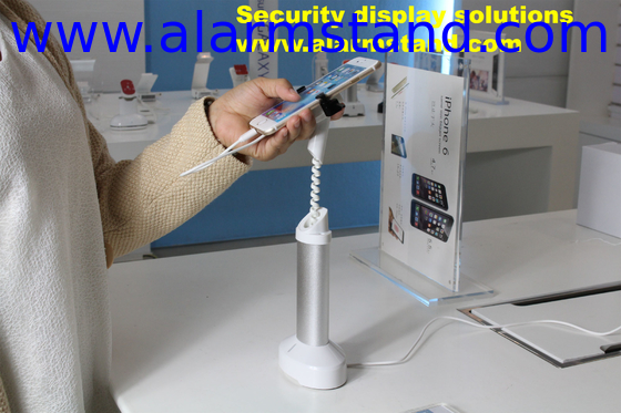 COMER anti-theft display devices for alarm mobile phone holders with clip stands