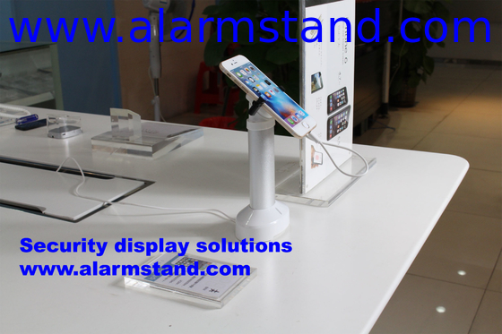 COMER plastic stand for cell phone security alarm display in mobile stores