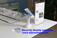 COMER alarm sensor cord anti-theft security gripper locking handphone stand with alarm