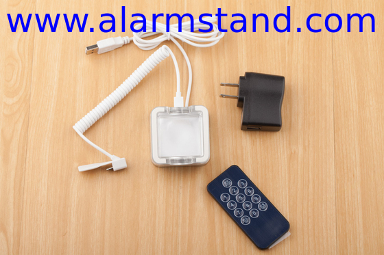 COMER anti-lost alarm sensor cord lock security display stands for cell phone alarm