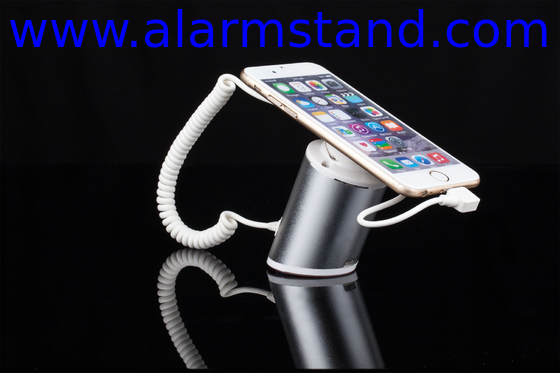 COMER alarm anti-theft gripper security handphone claw display stand with charging