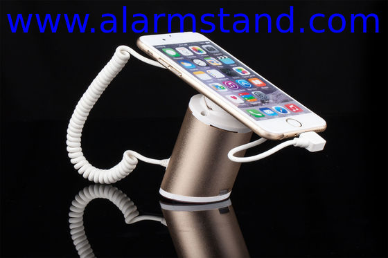 COMER mobile alarm display mounting racks with charging mobile phone accessories retail stores