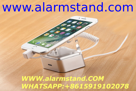 COMER anti-theft alarm cable locking system alarm stand for mobile phone secure displays