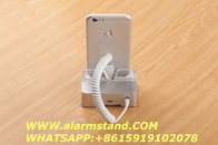 COMER mobile phone alarm anti-theft cable locking stand for mobile phone stores