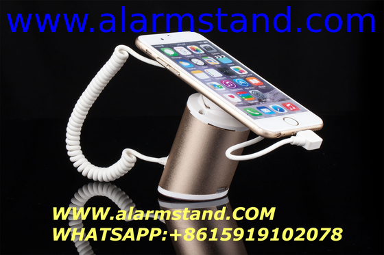 COMER adjustable security countertop display alarm devices for Anti-Theft Cell Phone Charger Stand