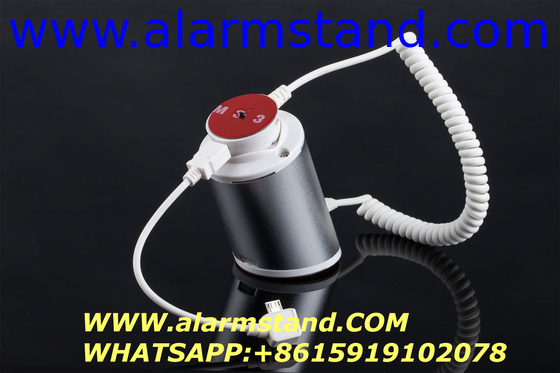 COMER anti-theft lock devices for gsm cell phone magnetic holder with alarm charging