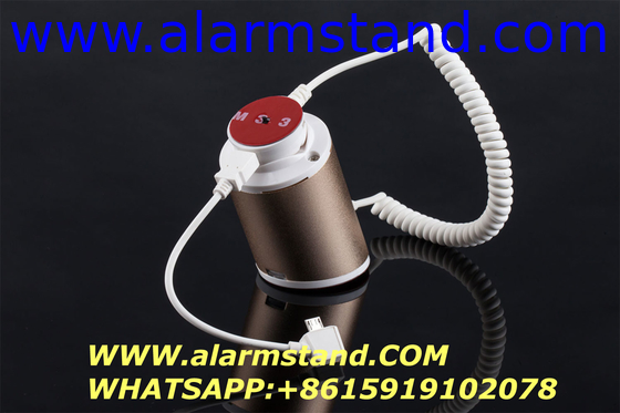 COMER anti-theft lock devices for gsm cell phone magnetic holder with alarm charging