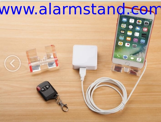 COMER alarm display anti-theft system for mobile phone charging holder for retail stores