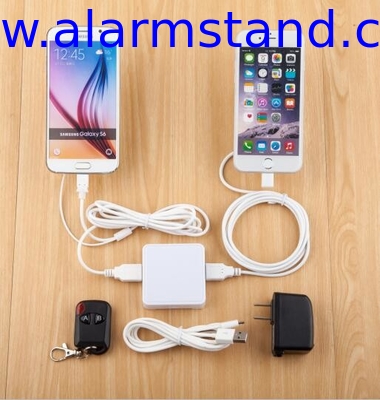 COMER alarm display anti-theft system for mobile phone charging holder for retail stores