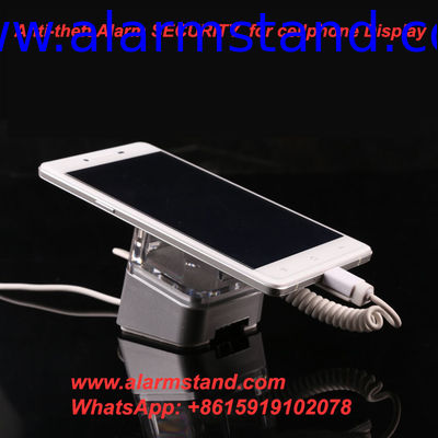 COMER new acrylic display security charger display anti theft  devices solutions for  cellphone