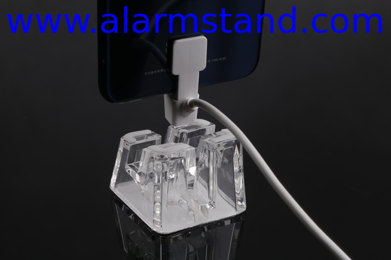 COMER acrylic display holders Cell phone display Alarmed display systems anti-theft stand for phone