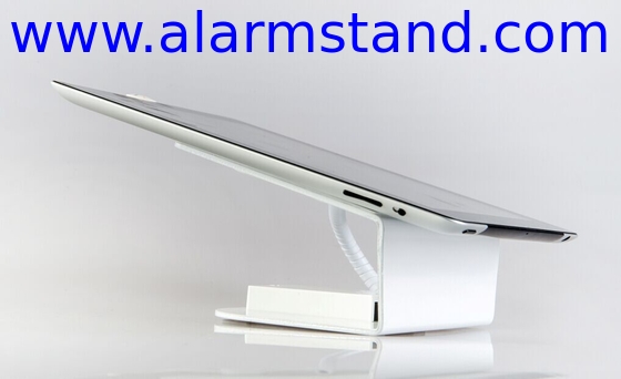 COMER Android tablet security display counter stand with charging and alarm