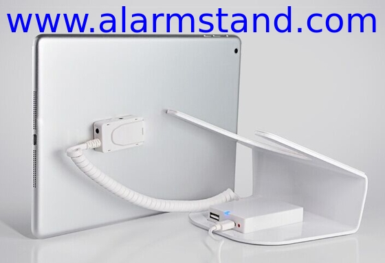 COMER retail shop security desktop display alarm charging holder for tablet PC
