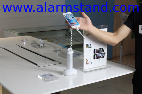 COMER anti-theft cable lock devices for mobile phone Gripper retail display