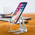 COMER Universal Portable Desktop Cell Phone Desk Stand Holder Smartphone adjustable Mount Support For Tablet PC