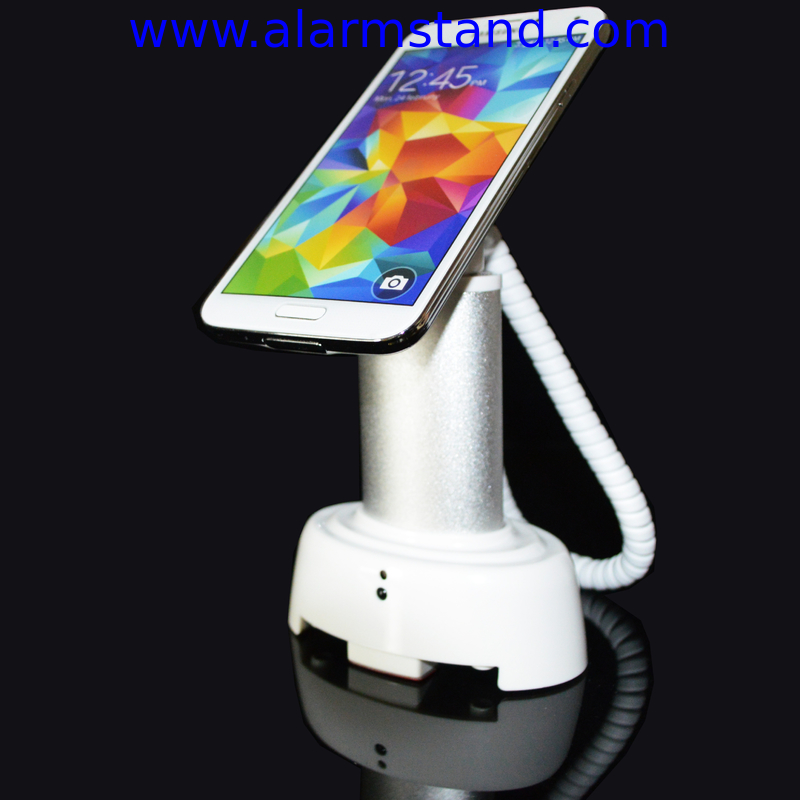 COMER Retail cell phone Security Anti-theft magnetic stand display for stores with alarm function