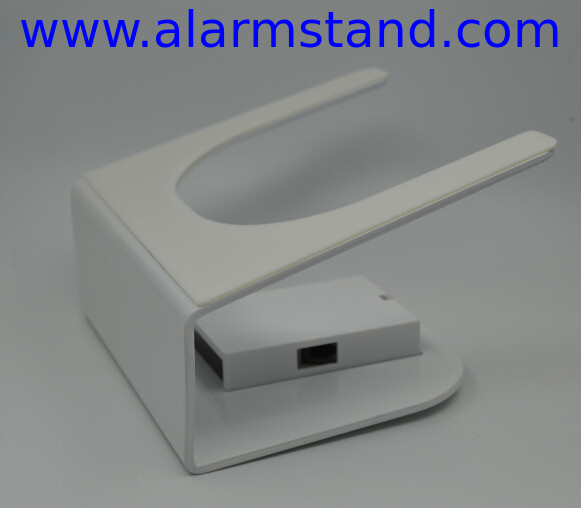 COMER anti-theft cable locking Security safe display tablet stand with alarm sensor and charging cord