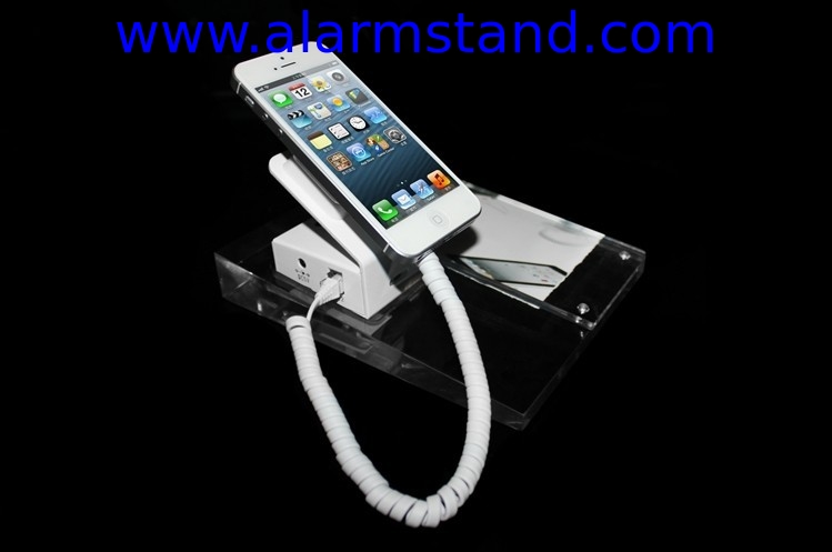 COMER Cellphone Bracket Alarm with Acrylic label for All brand phone exhibit
