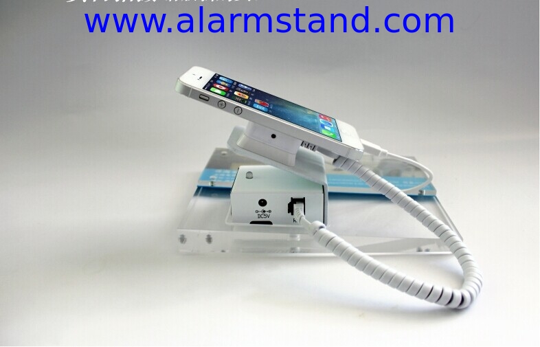 COMER security anti-theft locking devices Cell phone alarm stand with acrylic display holder