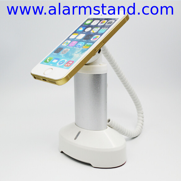 COMER anti-theft security display stands for exhibitions shop display with retractable telephone cord