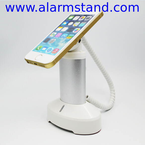 COMER anti-theft security display stands for exhibitions shop display with retractable telephone cord