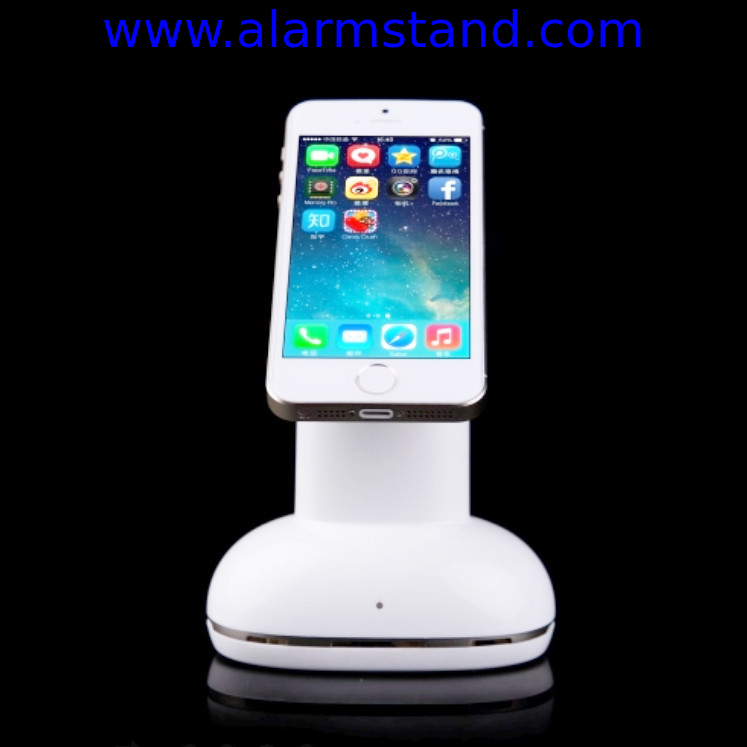 COMER anti-theft counter locking devices for smart phone docking stations with alarm and charger