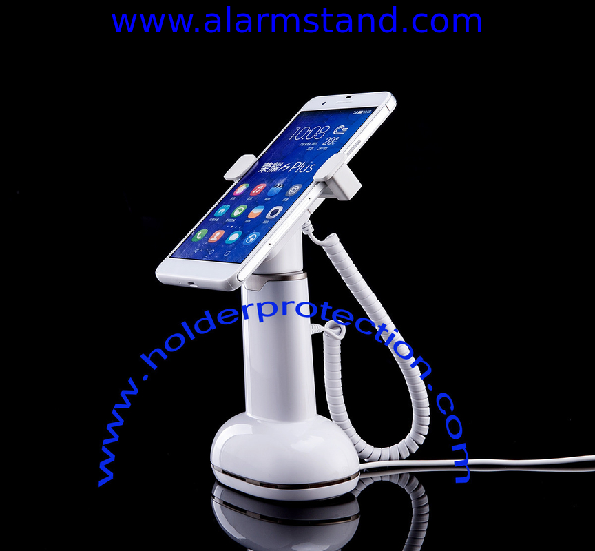 COMER security clip locking devices for gsm smartphones Anti-theft cell phone display stands with alarm