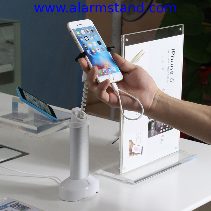COMER adjustable independent alarm security devices for cellphone desk display stands