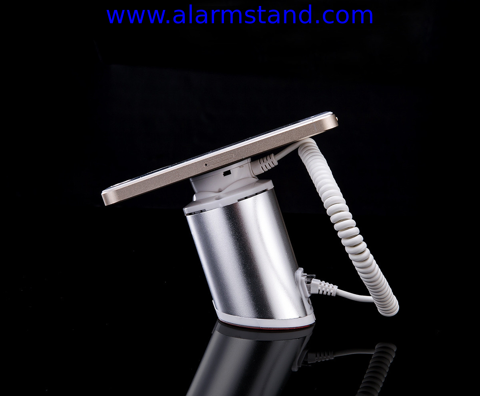 COMER anti-theft security alarm mobile phone display stands with charging cables and alarm sensor