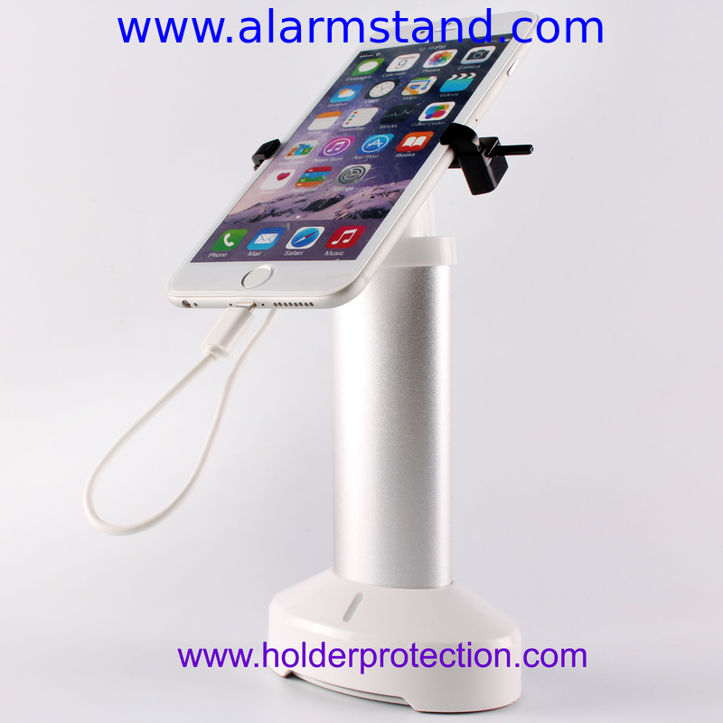 COMER Gripper Anti theft Display alarm Cradle for Cell Phone, mobile clip security display stands