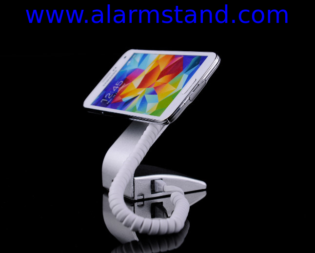 COMER alarm cable lock security displaying system for smart phone with alarm and charging cord