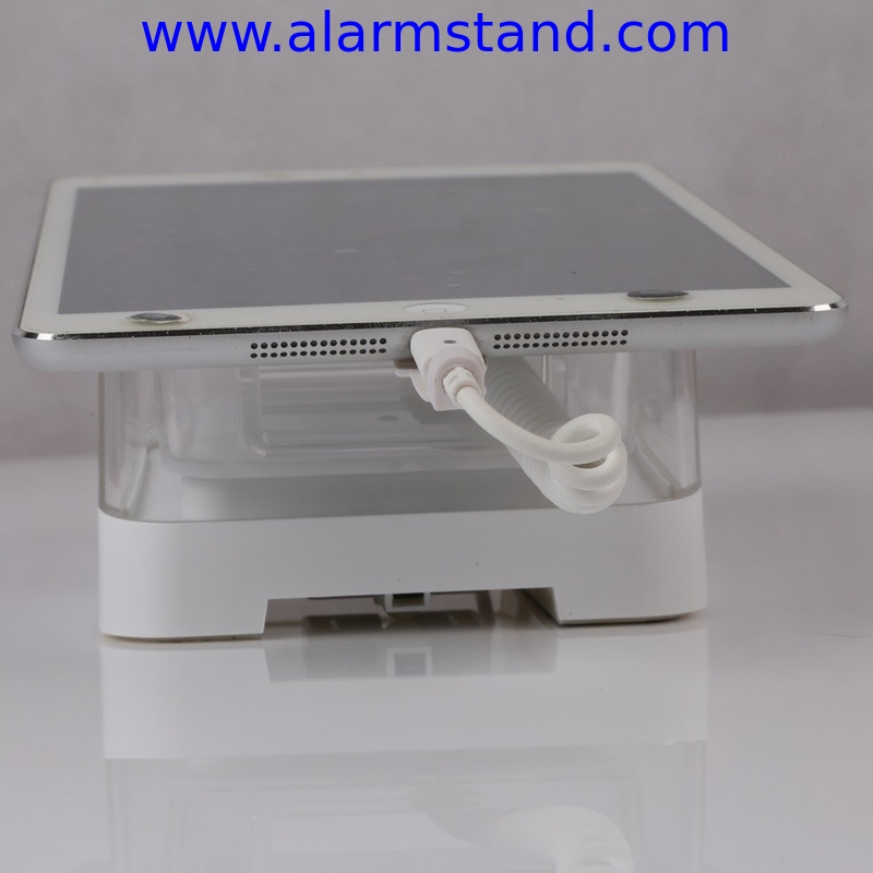 COMER acrylic display stands Anti-theft security tablet brackets with alarm and charging cord