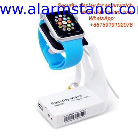 COMER alarm function wrist watch display stand security anti-theft holders for mobile phone accessories stores