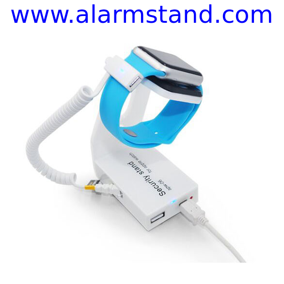 COMER anti-theft alarming smart watch secure display holders for mobile phone accessories stores