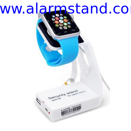 COMER anti-theft device for apple smart watch stand with grippers for mobile phone accessories stores